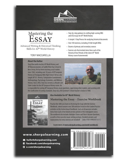 Mastering the Essay - Instructional Handbook for AP World History